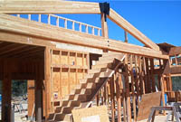 Stairs to second floor