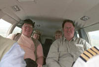 Flying out of the Serengeti