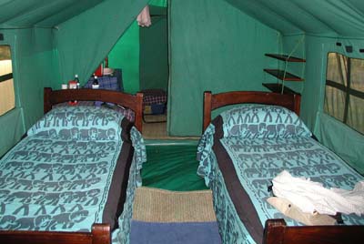 Our home in camp