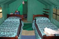 Our tent on Ngorongoro Crater Rim