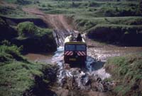 crossing a river