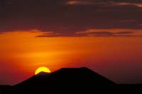 sunset at tsavo